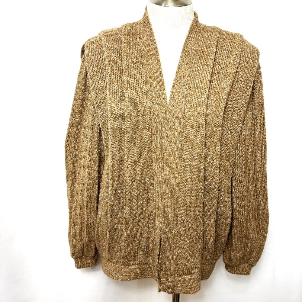 Vintage 80’s Cardigan 100% Alpaca Peruvian Handmade